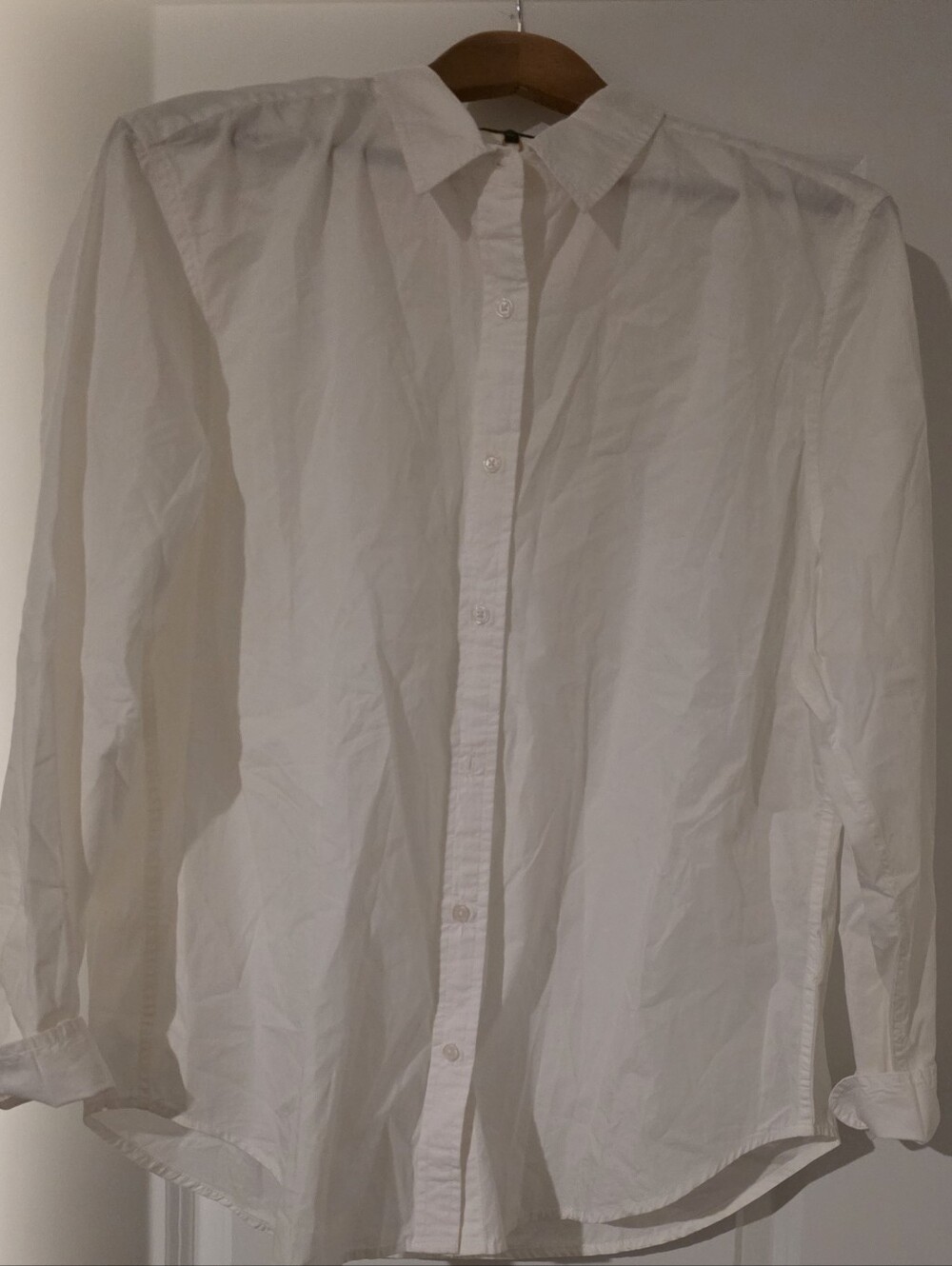 Quince Classic White Women's Button-Down Shirt